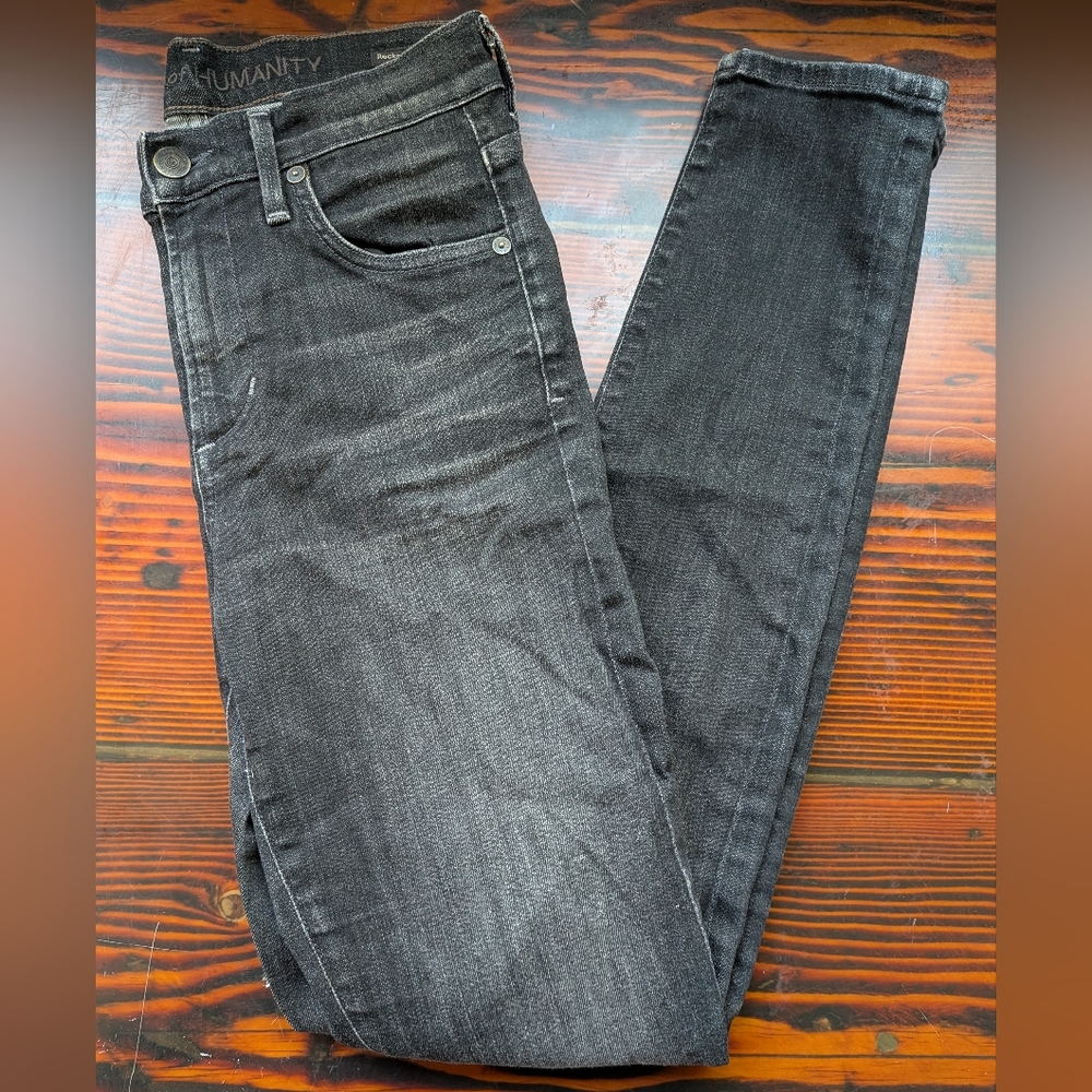 Citizens of Humanity Rocket High Rise Skinny Jeans – Faded Black (Size 27)